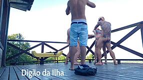 I can’t believe how hot this Suruba banging is on the sacada!