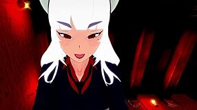 Lucifer and Modeus Unleash Intense Lust in Helltaker POV Hentai