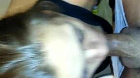 She sucks cock in this blowjob video