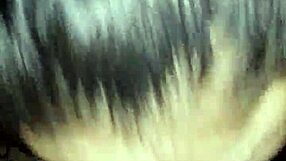 Slut sucks cock deepthroat blowjob with intense sucking