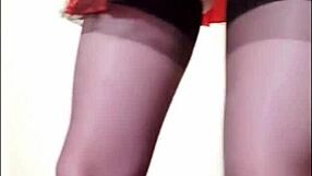 Shemale In A Court Corset Masturbating By Selena