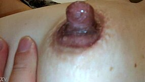 Homemade video of asian wife yukie trying nipple suction