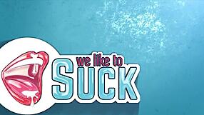 I can't resist that horny blonde