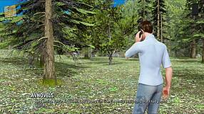 Exciting ripples in 3D anime game where clothes get ripped!