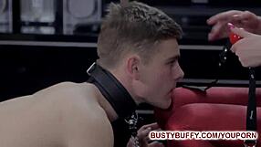 Busty Buffy Punishes Boy By Milking His Cock