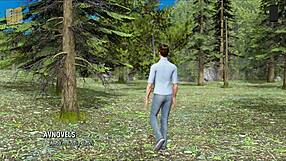 Exciting ripples in 3D anime game where clothes get ripped!