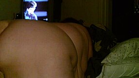 I watch Amber Crider, that fat ass cheatin' whore, suck and get fucked hard