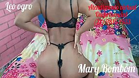 mary bombom shows off big ass