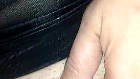 Black Woman Bound And Masturbates With Dildo