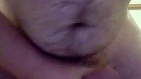 Intriguing solo cock play