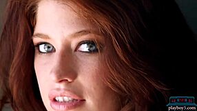 petite redhead tawny swain and mandie sue posing nude for playboy