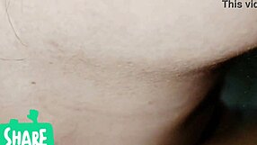 Close up interaction by her boyfriend in her room