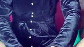 asian brunette wife masturbates with crystal toy to intense orgasm