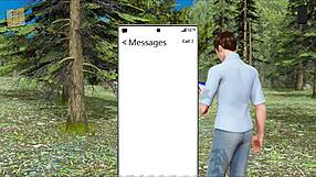 Exciting ripples in 3D anime game where clothes get ripped!