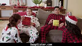 Stepsiblings Swap in Doggystyle Orgy Fun