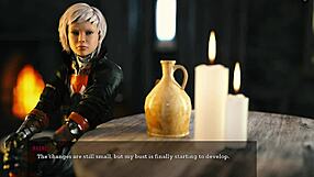 Lesbian sex and fucking in 3d cartoon game tales from the unending void 31