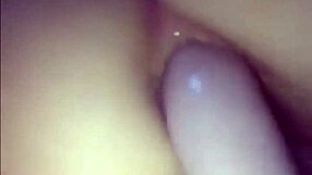 i'm an amateur teen playin with double dildo.