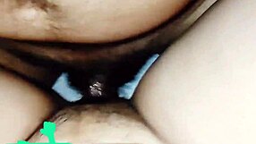 Close up interaction by her boyfriend in her room