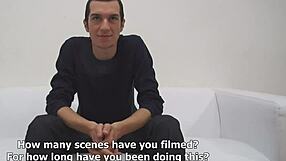 The story of David 3488 in Czech gay casting sucking and fucking