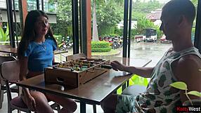 I losed the game and walked outside with cum on my face