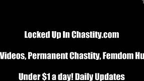 I'ze the one who holdz the only key to your chastity device