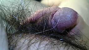 My Wet Cock Drips Intensely During Close-Up Masturbation, Clothes Ripped