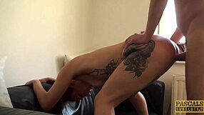 Inked Ava Austen Pounded and Swallowed Cum