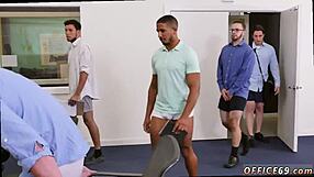 Gay boys enjoy pantsless friday fun