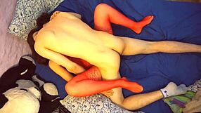 lena moaning while getting deepthroat and cumshot