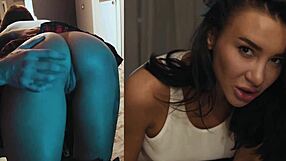 Bad girl Katrin Tequila spanked horny