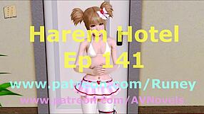 i explore harem hotel 141 in the game