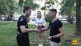 Rim4k European Nerd Indulges in Passionate Ass Licking Fetish on Sofa