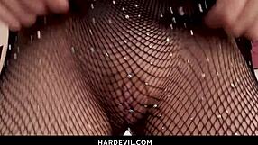 breezy bri in fishnets feels so good fingering and deepthroating big cock