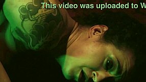 Fat Tattooed BBW Teases with Dildo and Strapon in BDSM Discovery