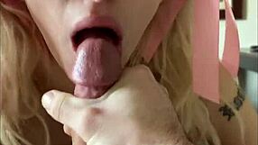 Emma Rosie's hot blowjob?