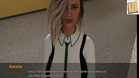 gorgeous brunette katie performs deepthroat scene