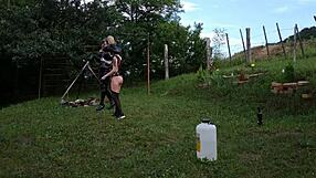 Beth Kinky's Goth Domina Intensely Trains Her Shemale Horseman Pt2