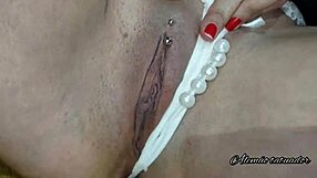 Golden rain from Fada Mel during tattoo, couldn’t hold it, got facial!