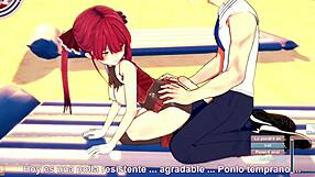 houshou marine sailor gets fucked on sex beach