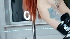 Nastya Fox Strips Naked with Intense Passion