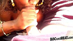 Baby, let’s go hard tonight, says this ebony couple during intense assfucking