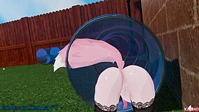 catgirl trained by master to moan and squirt as good kitty, oh wow!