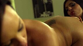 In the lesbian household, housewives passionately lick assholes and use dildos