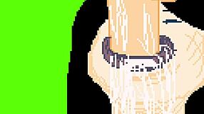 Hentai Blowjob On Big Cock In Pixel Art Animation Boldly