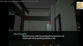 My new family bonds over intense handjob action with teen brunette.