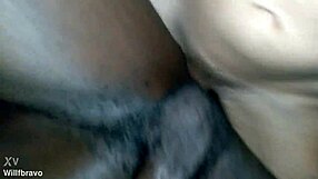 Gagging on big black cock deepthroat