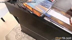 In this reality amateur scene, the teen 18+ with glasses rides a big monster cock in high definition