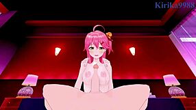 Sakura miko and akai haato intense sex in hololive vtuber pov hentai