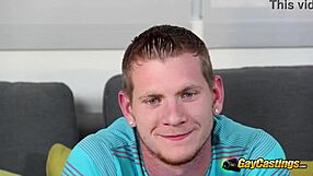 Hot Jock Passionately Rides Agent's Cock During Casting Interview For Business