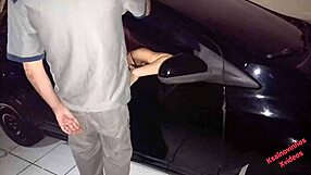 wife flashes ass in public, begging strangers for bareback fucks